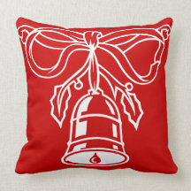 HAPPY HOLIDAY BELL PILLOW