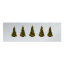 Happy Holiday Gold Christmas Tree Tags business cards