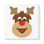 Happy Holiday Reindeer magnets