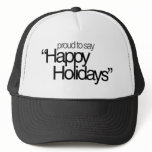 Happy Holidays Atheism Mesh Hat