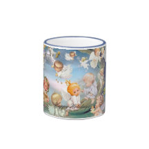 Happy Holidays Baby Angel's Mug
