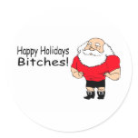 Happy Holidays Bitches Stickers