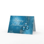 Happy Holidays Blue