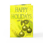 Happy Holidays Bright Season Card