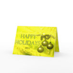 Happy Holidays Bright Season Card
