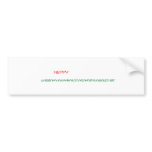 Happy Holidays bumper stickers