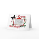 Happy Holidays Butterfly Card