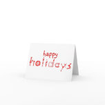 happy holidays card