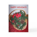 HAPPY HOLIDAYS, Christmas Basket of Well Wishes cards