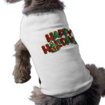 Happy Holidays Christmas Decoration pet clothing