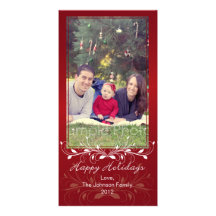 Happy Holidays Christmas Photo Card