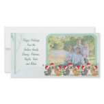 Happy Holidays Christmas Scene Photo Card photo cards