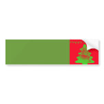 Happy Holidays Christmas Tree Modern bumper stickers