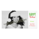 Happy Holidays Customised Photo Card