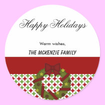 Happy Holidays Diamonds stickers