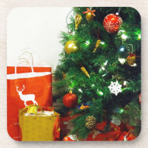 HAPPY HOLIDAYS DRINK COASTER