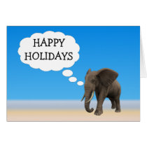 Happy Holiday's Elephant cards