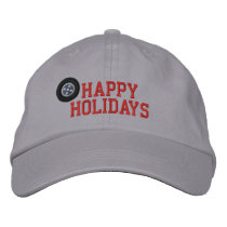 Happy Holidays Embroidered Hat