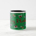 Happy Holidays (Green) Coffee Mug