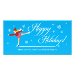 Happy Holidays on Ice Photo Card Template