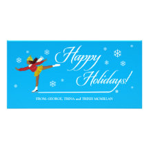 Happy Holidays on Ice Photo Cards