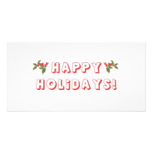 HAPPY HOLIDAYS PHOTO CARD