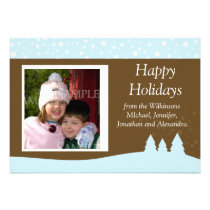 Happy Holidays Photo Template invitations