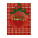 Happy Holidays postcards