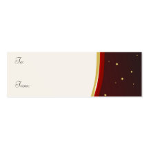 Happy Holidays Tag Business Cards