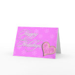 Happy holidays with Heart Greeting Cards
