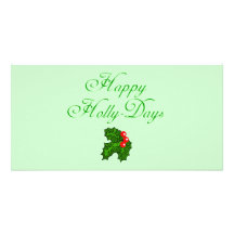 Happy Holly Days Apparel, Stocking Stuffers Photo Cards