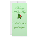 Happy Holly Days Apparel, Stocking Stuffers rack cards
