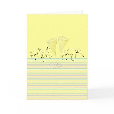 Happy Hour Invitation Card by lilink