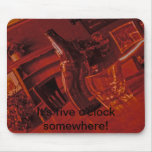 Happy Hour Mousepad Red Sepia