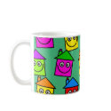 Happy House Wallpaper mugs