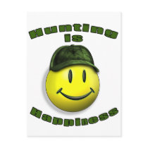 happy hunting post card
