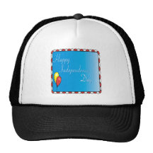 Happy Independence Day Mesh Hats