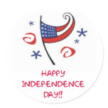 Happy Independence Day stickers