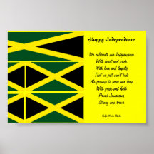Happy independence jamaica posters