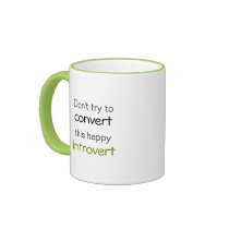 Happy Introvert Coffee Mugs