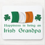 Happy Irish Grandpa mousepads
