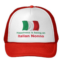 Happy Italian Nonno Trucker Hats
