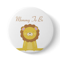 Happy Jungle Mummy To Be Button