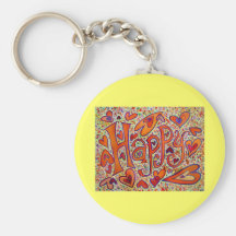 Happy Keychain