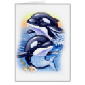 Happy Killer Whales cards