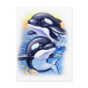 Happy Killer Whales postcards