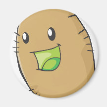 Happy Kiwi Fruit Smiling Fridge Magnets