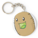 Happy Kiwi Fruit Smiling keychains