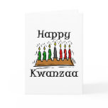 Happy Kwanzaa Candles cards