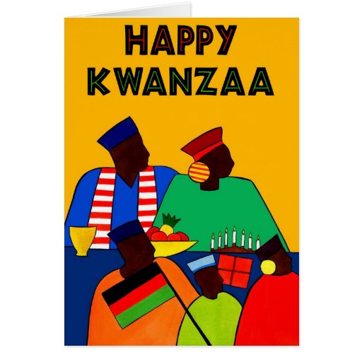 Happy Kwanzaa Greeting Card